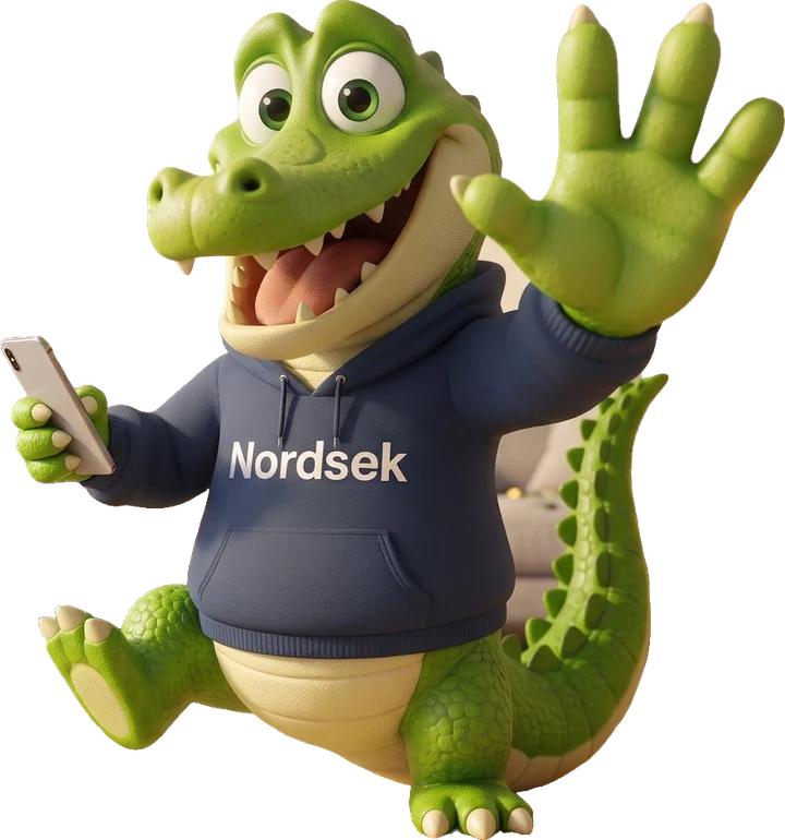 Robert-krokotiili vilkuttaa